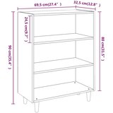  Komoda siva boja betona 69,5x32,5x90 cm od konstruiranog drva | shoptok.hr
