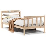 Furnova Posteljni okvir brez vzmetnice 75x190 cm trdna borovina, (21936179) | Shoptok.si