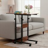  Mobilni stol 73-85 x 40 x 80 cm, tamnosmeđa, crna | shoptok.hr