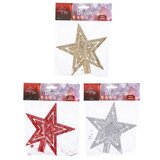 Vrh za novogodisnju jelku 15cm mix 3 boje ( 45/86940 )