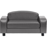 SOFA za pse siva 80 x 50 x 40 cm od umjetne kože | shoptok.hr