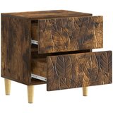  Noćni ormarić 2 pcs Dimljeni hrast 43 x 34,5 x 48 cm | shoptok.hr