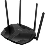 Mercusys MR80X AX3000 Dual-Band Wi-Fi 6 Router, 574 Mbps at 2.4 GHz + 2402 Mbps at 5 GHz, 4× Fixed External... | Eponuda.ba