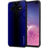 Cadorabo Ohišje, združljiv s Samsung - Stripe Optics v kobaltu vijolični - zaščitni pokrov iz silikona TPU in hrbta iz kaljenega stekla, (20576334) | Shoptok.si