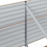  Povišena gredica Smeđa 320 x 80 x 81 cm Čelik | Eponuda.com
