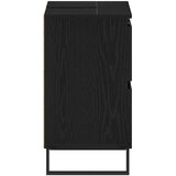  Kupaonski ormar Crni hrast 80 x 33 x 60 cm Konstruirano drvo | shoptok.hr