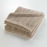 Douceur d intérieur Svjetlo smeđi prekrivač od mikroflanela 180x220 cm Arya – | shoptok.hr