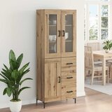  Highboard 2 kom. Umjetnički hrast 69,5 x 34 x 180 cm | shoptok.hr