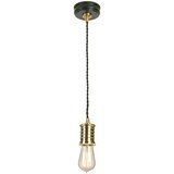 Elstead Lighting Elstead Douille 1 viseča svetilka za strop Črna, medeninasta, E27, (22097998) | Shoptok.si