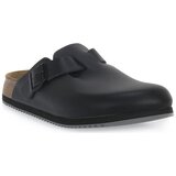 Birkenstock Natikači BOSTON BLACK LEATHER calz s Črna Cene