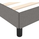 vidaXL Okvir za krevet bez madraca tamnosivi 90x190 cm jednu tkanine | shoptok.hr