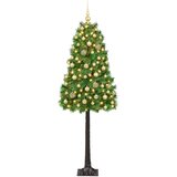  Umjetno božićno drvce s pomičnim granama i kuglicama 120 cm | shoptok.hr