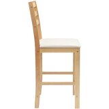  Trpezarijske stolice 2 pcs Prirodna 40 x 47,5 x 99,5 cm | Eponuda.com