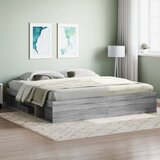 vidaXL Posteljni okvir siva sonoma 200x200 cm Cene