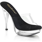 Pleaser USA Pleaser Cocktail-501 Clr-Blk/Clr 38 | Shoptok.si