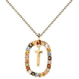  Ženska pd paola letter t zlatna ogrlica sa pozlatom 18k ( co01-279-u ) Cene