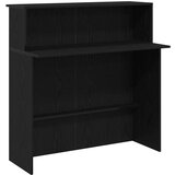 vidaXL Recepcijski stol crni 100x50x103,5 cm izrađeno drvo | shoptok.hr
