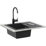  Umivaonik Crna 620 x 500 mm 80% kvarc i 20% smola | Eponuda.ba