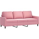  Trosjed ružičasti 180 cm baršunasti | shoptok.hr