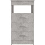 vidaXL Ladičar siva boja betona 40 x 50 x 76 cm od konstruiranog drva | shoptok.hr