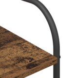 vidaXL Stalak za odjeću s policama Staro drvo 120x44x160 cm Oblikovani drvo | shoptok.hr