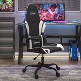  Gaming stol črno in belo umetno usnje | Shoptok.si