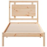  Dugi okvir kreveta bez madraca 100 x 220 cm masivno drvo | shoptok.hr