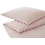 Elegante posteljnina 200/200 cm žakar svetlo roza | Shoptok.si