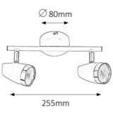 Rabalux LED spot svjetiljka 8W KAREN 6667 | shoptok.hr