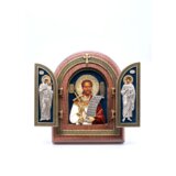  Triptih Sveti Flavijan Kartaginski, 220x255x32mm Cene