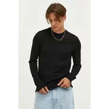 Samsoe Samsoe Vuneni pulover za muškarce, boja: crna, lagani