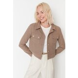 Trendyol Brown Woven Bottom and Top Jacket Cene