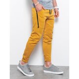 Ombre Spodnji deli trenirke Moške hlače (P919YELLOW) pisana | Shoptok.si