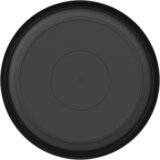  Kružni Pladanj za Cvijeće 6 kom. Crna Ø 21,5 x 2,5 cm Plastika | shoptok.hr