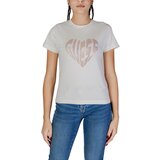 Guess Majice s kratkimi rokavi JULIA RHINESTONE SS V5RI08 J1314 Bela | Shoptok.si