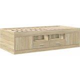  Dnevni krevet s ladicama bez madraca boja hrasta 90x190 cm | shoptok.hr