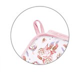 BabyOno ručnik pamuk 100x100 cm, Boho lišće, roza | shoptok.hr