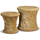  Stolci od bambusa i jute 2 kom | shoptok.hr