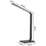  LED stona lampa sa bežičnim punjačem LED/10W/230V crna | Eponuda.com