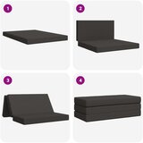 SOFA na razvlačenje 140 x 67 x 45 cm Tamnosiva | shoptok.hr