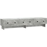 vidaXL TV ormar Betonska siva 147 x 34 5 x 30 cm Konstruirano drvo - Betonska siva | shoptok.hr