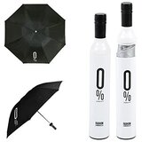  Dežnik v obliki steklenice ČRN-SIV | Shoptok.si