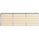  Cvetlično korito Slonokoščena 240 x 80 x 75 cm Jeklo, (5000207405) | Shoptok.si
