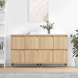 The Living Store Komoda 2 kosa sonoma hrast inženirski les - Komoda, (21662687) | Shoptok.si