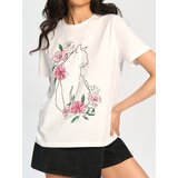 Sinsay majica dugih rukava s printom | shoptok.hr