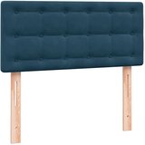 Box Spring krevet s madracem tamnoplavi 80x210 cm baršun | shoptok.hr