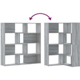  Kotna Knjižna omara - Knjižni regal 4-nadstropna siva sonoma 85x85x140 cm, (21725995) | Shoptok.si