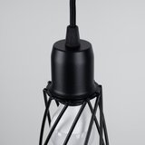 Sollux SL.1165 - visilica na sajli suba 1xE27/15W/230V crna | Eponuda.com