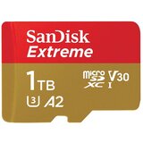 Sandisk SANDIS spominska kartica + SD Adapter Extreme microSDXC 1TB UHS-I U3 | Shoptok.si