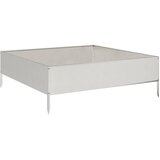  Povišena vrtna gredica 100x100x33,5 cm nehrđajući čelik | shoptok.hr
